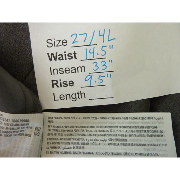 NWT abercrombie and fitch Strait Low Rise Pants - Picture 6 of 6
